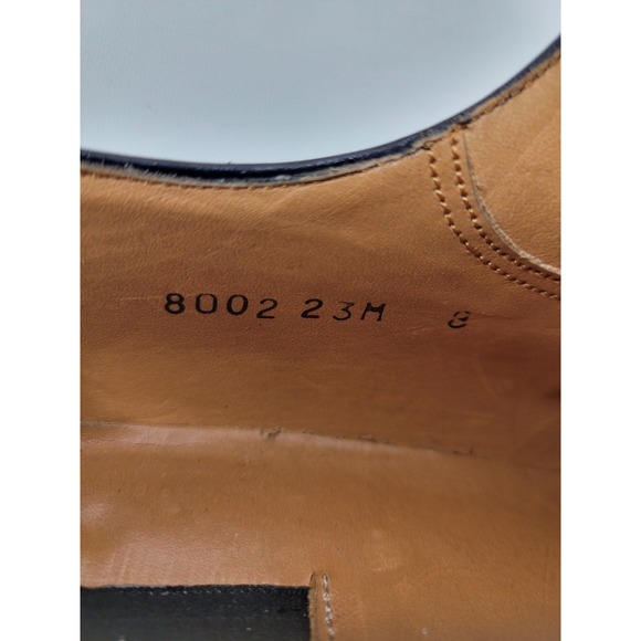 Saks Fifth Avenue Mens Black Leather Split‎ Toe Brogue Derby Dress Shoes Sz 8 M main image 4